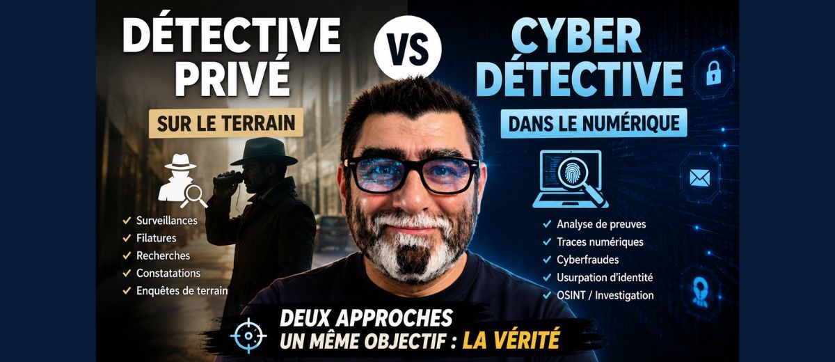 Cyberdétective et détective privé : quelles différences ? | Cyberdétective